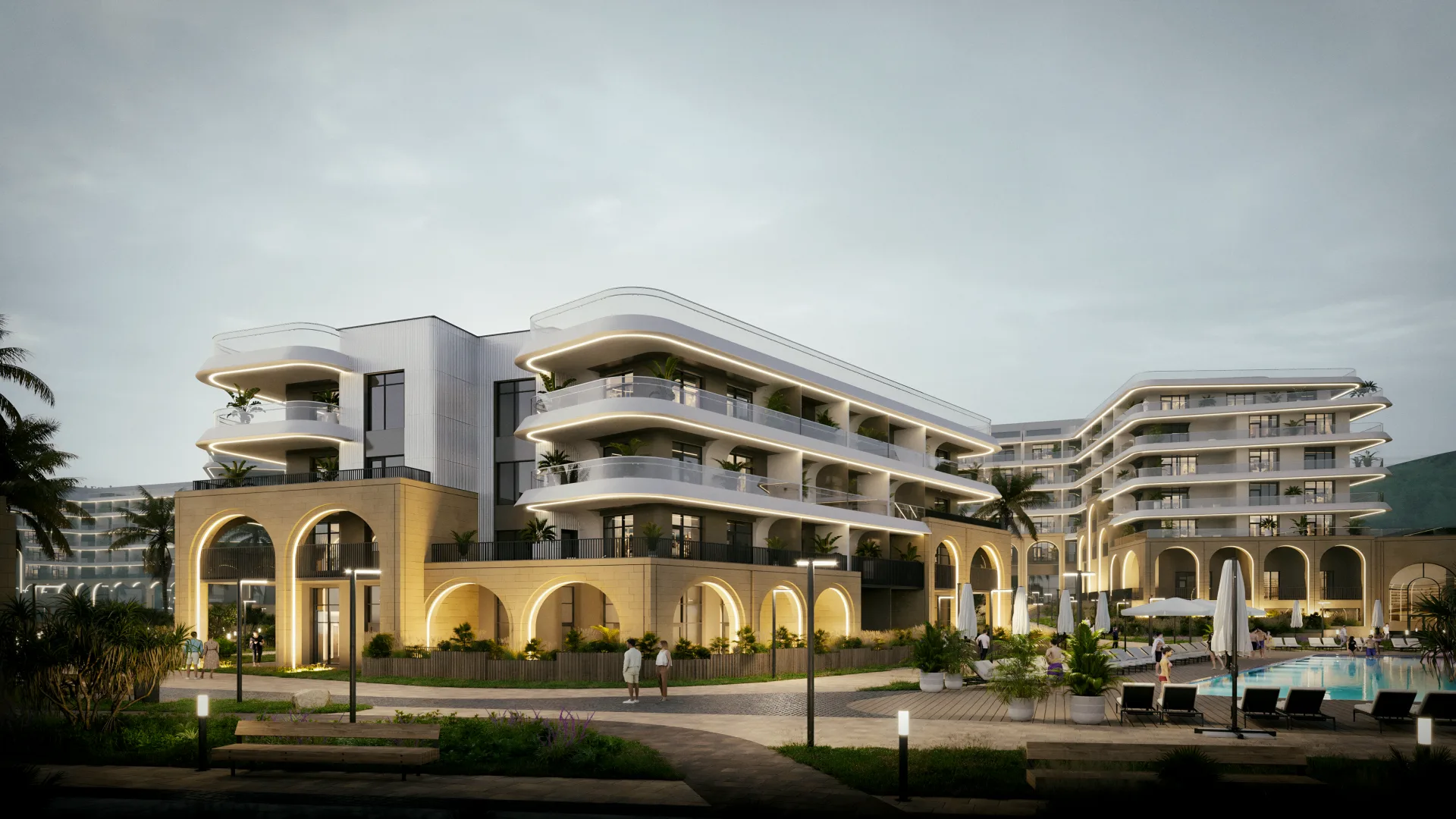 Palazzo de Agoy — Palazzo de Agoy — курортный комплекс класса люкс под управлением DOMINA Group на Черноморском побережье. Апартаменты от 1 300 000 ₽, доходность 8–14% годовых.